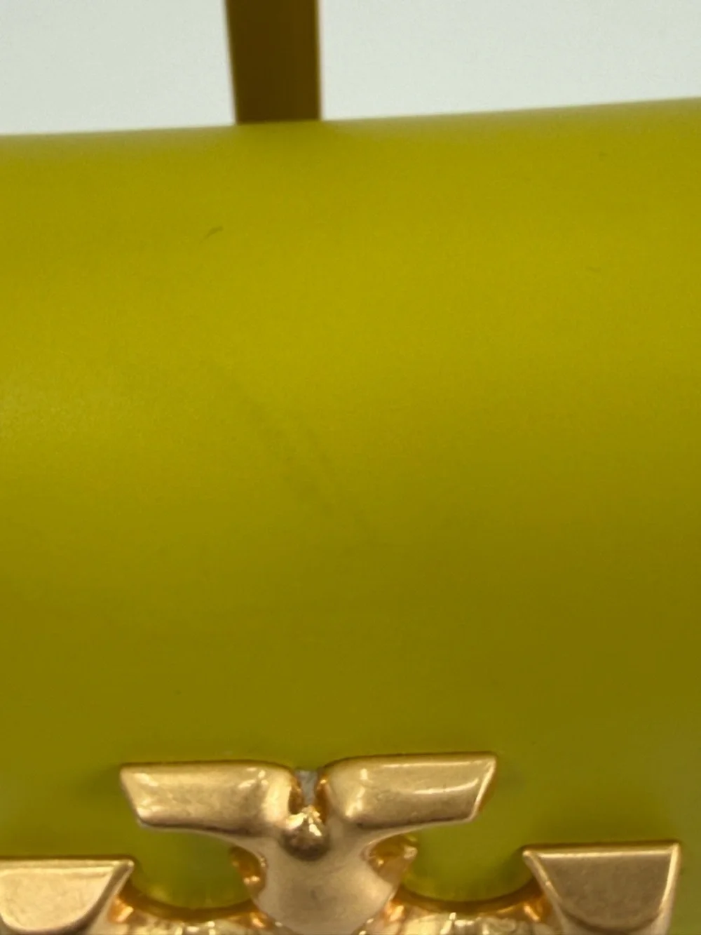 Tory Burch Eleanor Small Convertible Lime Green Leather Crossbody Shoulder Bag - Picture 17 of 17